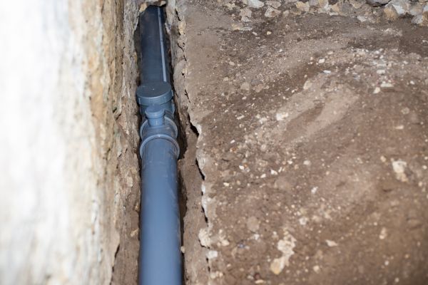 Drain Line Installation in Dover